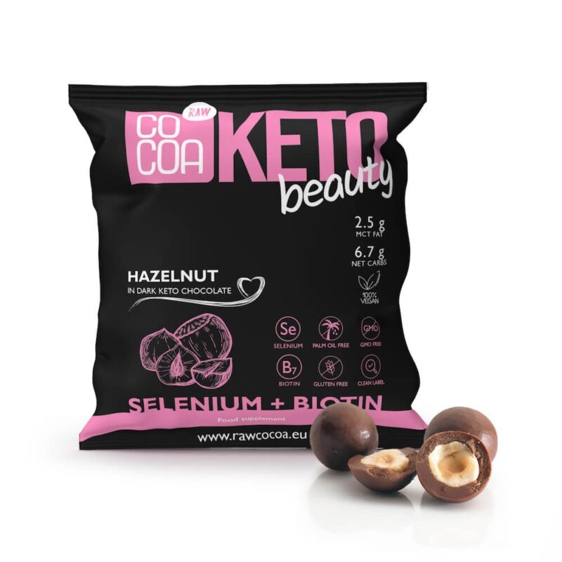 Orzechy laskowe w czekoladzie keto BIO 70g - Cocoa - obrazek 2