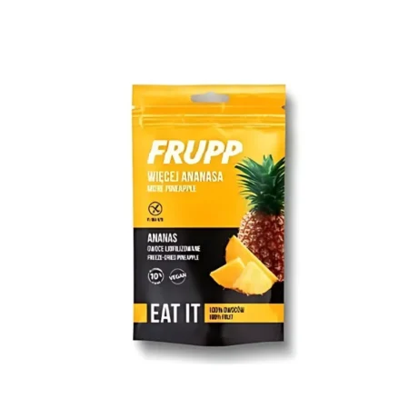 FRUPP ananas liofilizowany 15g bezglutenowy dla wegan.