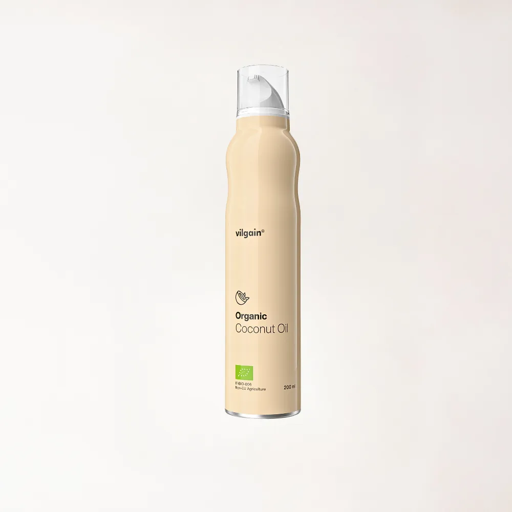 Vilgain Organic Coconut Oil spray BIO 200 ml - ekologiczny olej kokosowy z dozownikiem.