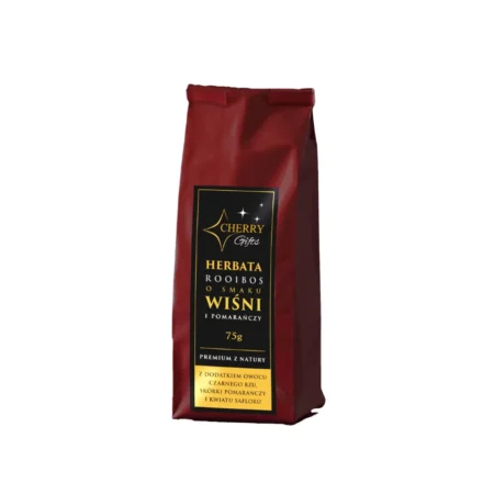 Herbata rooibos o smaku wiśni i pomarańczy bez kofeiny, Cherry Gifts.